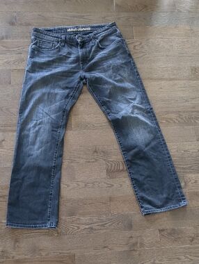 Mavi Men's Washed Black Straight Jeans